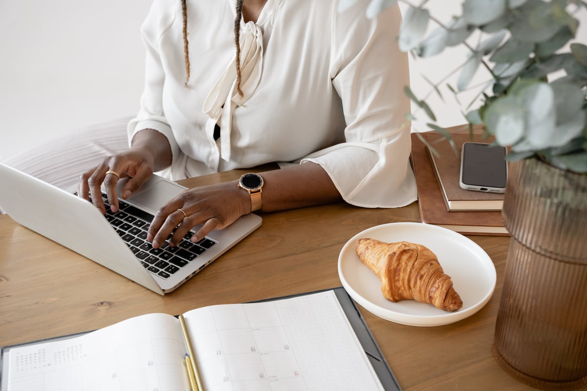 Elegant Office Elegant Business Woman Working